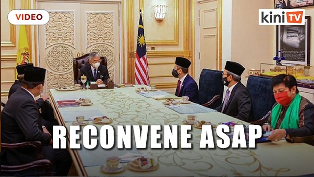 Reconvene Parliament ASAP, Agong says again
