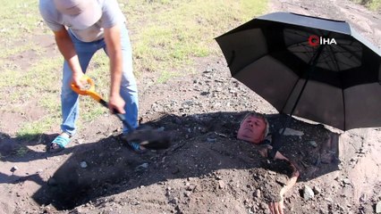 Şifayı kum banyosunda buluyorlar