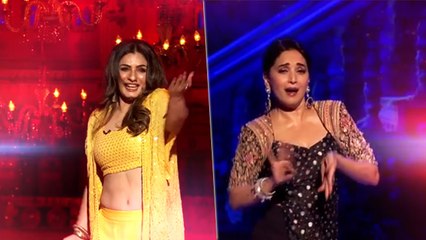 Madhuri Dixit और Raveena Tandon का डांस वीडियो इंटरनेट पर मचा रहा है धमाल!!