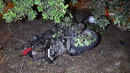 Ters yöne giren motosiklet sürücüsü göz göre göre ölüme gitti