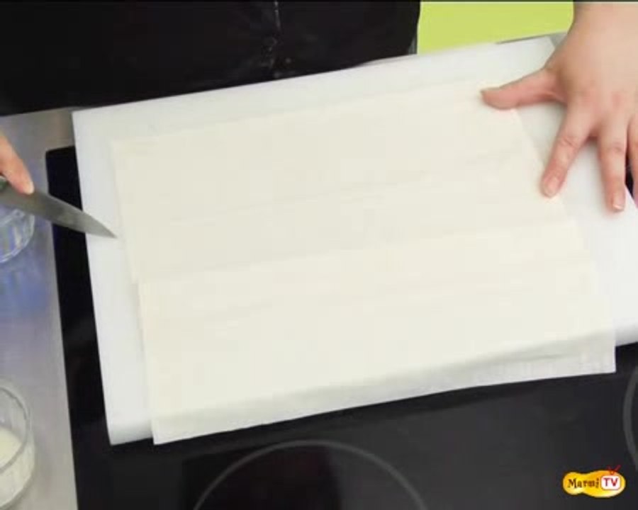 Comment plier une feuille de brick en samossa 