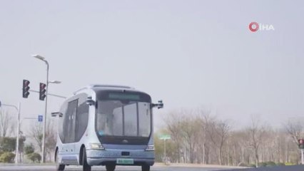 Çin'in Zhengzhou kentinde sürücüsüz otobüs ve taksiler hizmete giriyor
