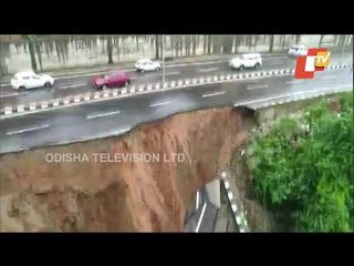 National Highway Road Collapses In Itanagar Following Incessant Rainfall In Arunachal Pradesh