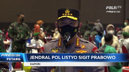 Panglima TNI & Kapolri Tinjau Vaksinasi Covid-19 Massal di JIEXpo Kemayoran