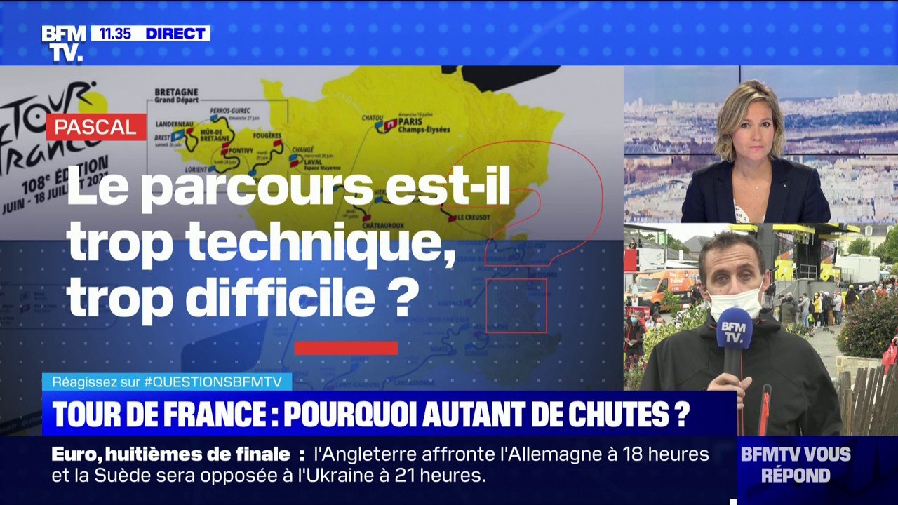 Pourquoi y a-t-il autant de chutes sur le Tour de France ? - BFMTV répond à vos questions