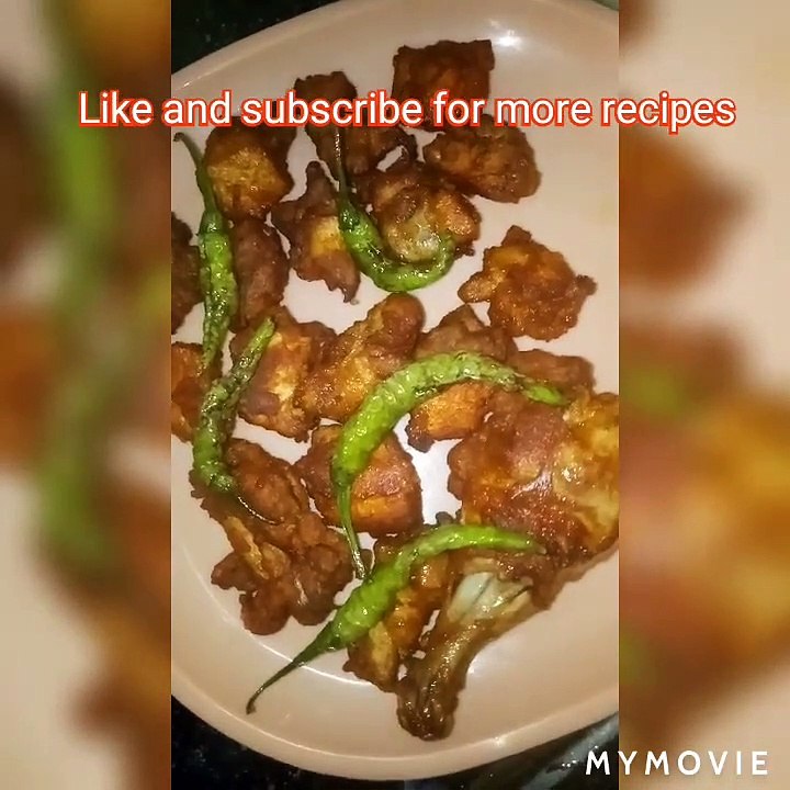 Chicken pakoda or chicken fritters...quick and simple...#cooking#recipes