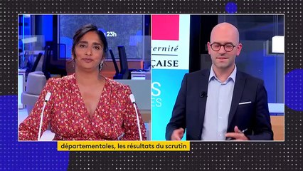 Départementales : de nombreuses personnalités élues, échecs du PCF et du RN