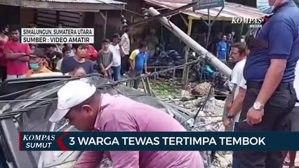 Descargar video: 3 Warga Tewas Tertimpa Tembok Roboh di Simalungun