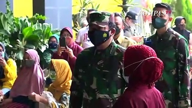 Sukseskan Vaksinasi, Panglima TNI: Kita Akan Kejar Terus, Kalau Perlu Siang Malam