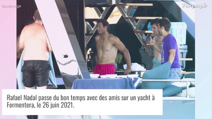 Rafael Nadal prend du bon temps à Ibiza : détente et baignade sur son luxueux yacht