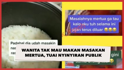Curhat Wanita Tak Mau Makan Masakan Mertua, Tuai Nyinyiran Publik