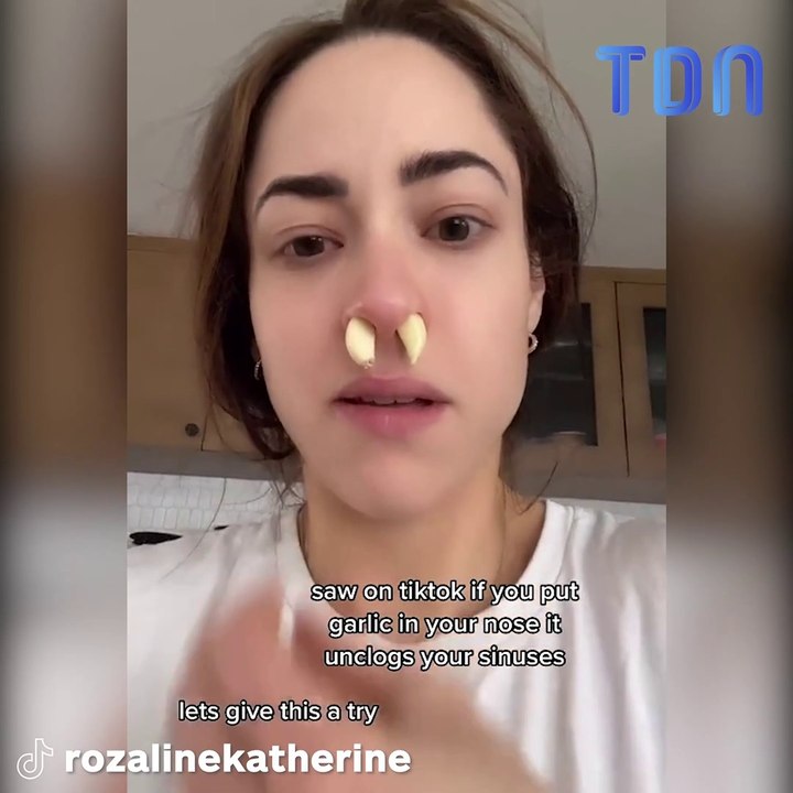 TikTok : De l'ail dans le nez nouvelle tendance bizarre
