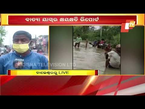 Balasore Admin Submits Cyclone Yaas Damage Report