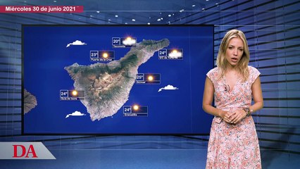 La previsión del tiempo en Canarias para el miércoles, 30 de junio de 2021