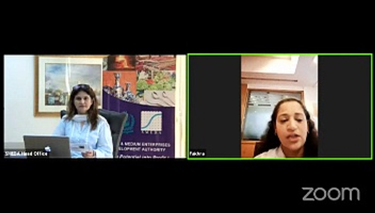 Ms. Fakhra Jamal Siddiqui (Proprietor, M.J Trading) sharing her story on WORLD SME DAY 2021