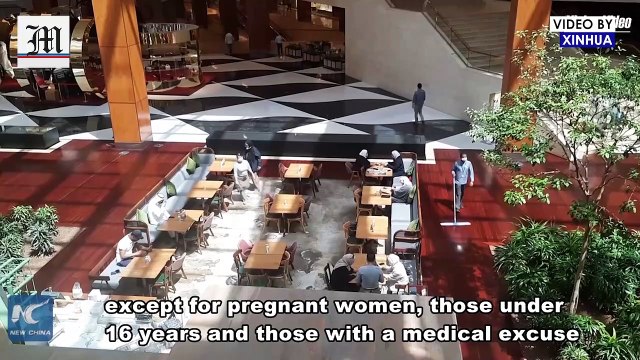 Kuwait starts to prevent unvaccinated from entering shopping malls to contain COVID-19