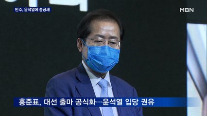 민주, 윤석열 대권 도전에 총공세…홍준표, '출마 공식화'로 맞불