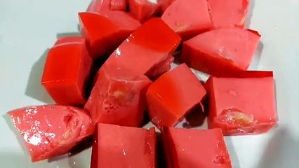 Agar agar susu lychee