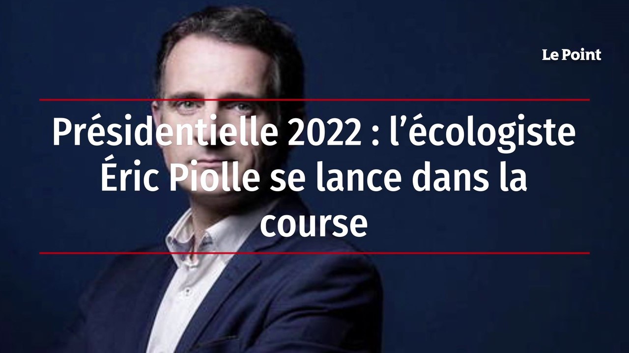 Présidentielle 2022  l’écologiste Éric Piolle se lance dans la course