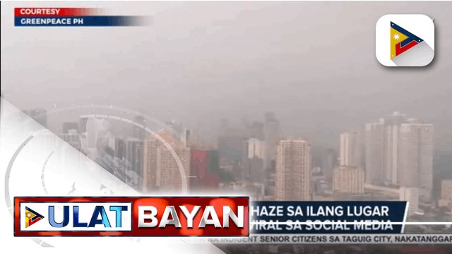 Viral post hinggil sa haze sa ilang lugar sa NCR kahapon, nag-viral sa social media; DENR: kalidad ng hangin sa ilang bahagi ng NCR kahapon, nasa unhealthy category