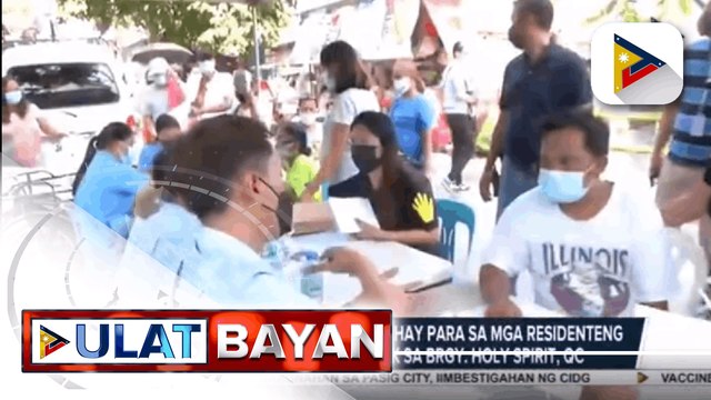 NHA, pinoproseso na ang pabahay para sa mga residenteng nakatira malapit sa creek sa brgy. Holy spirit, QC; Pres. Duterte, pinagtibay ang utos na pabahay para sa mga apektadong residente