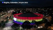 LGBTQ: des bâtiments emblématiques de Bogota aux couleurs de l'arc-en-ciel