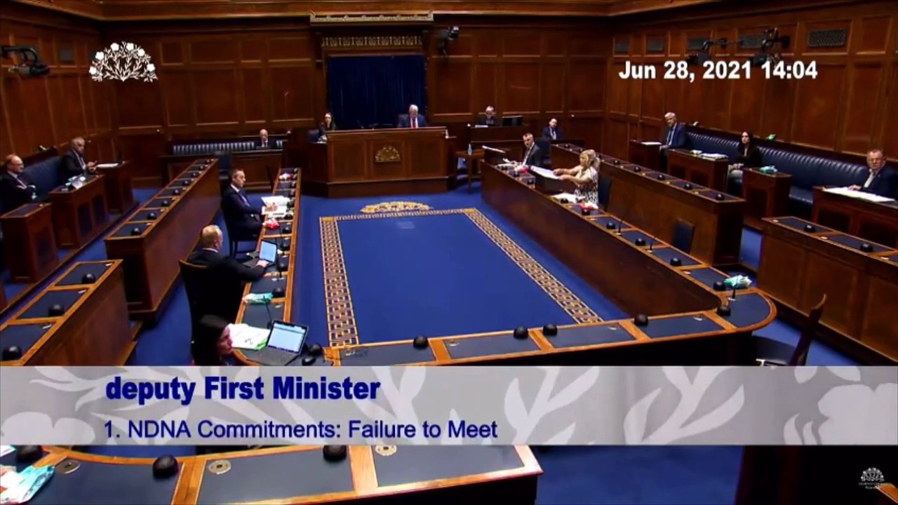 Jim Allister accuses Michelle O'Neill of pursuing 'poisonous agenda' with Irish language act