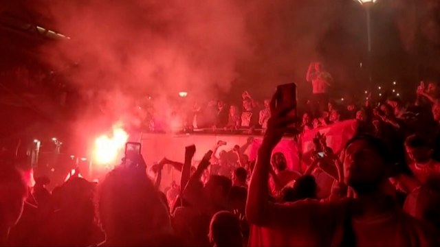 «Nati, Nati...» : les images des scènes de liesse en Suisse après la victoire contre la France