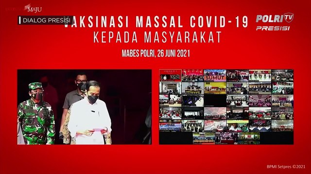 Dialog Presisi Bersama Kabid Yankes Pusdokkes Polri Kombes Pol Farid Amansyah Terkait Kesuksesan Progam Serbuan Vaksinasi TNI-POLRI