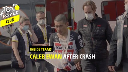 Inside teams - Caleb Ewan after crash