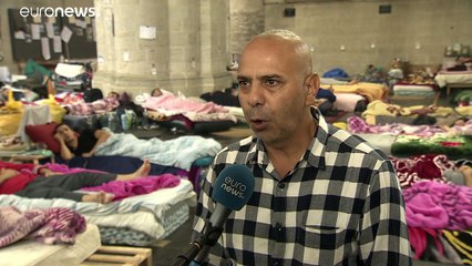 Undocumented migrant workers continue hunger strike in Brussels