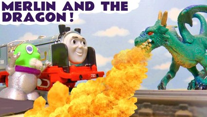 Thomas and Friends Merlin Magic Adventure with the Funlings Toys Stop Motion Toy Episode Animation Video for Kids with Toy Trains and Dragons by Kid Friendly Family Channel Toy Trains 4U