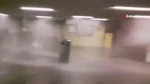 Son dakika haber... Almanya'yı sel ve fırtına vurduCadde ve sokaklar göle döndü, metro seferleri iptal edildi