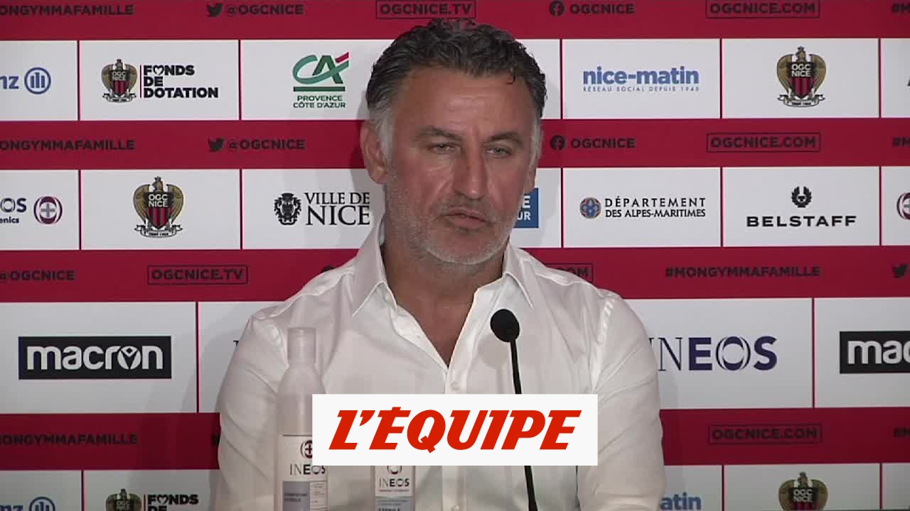 Galtier : «On ne m'a pas donné d'objectif précis» - Foot - L1 - Nice
