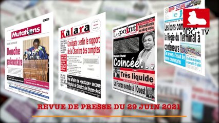 REVUE DE PRESSE CAMEROUNAISE DU 29 JUIN 2021