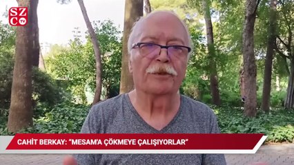 Cahit Berkay: "MESAM'a çökmeye çalışıyorlar"