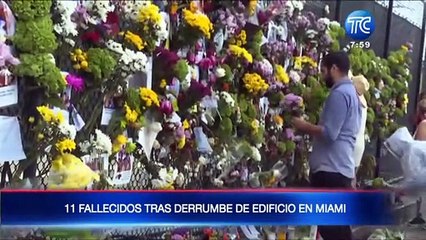 Se confirman 11 fallecidos tras derrumbe de edificio en Miami