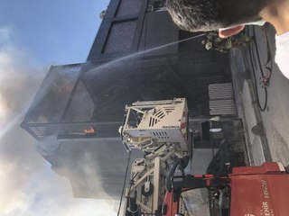 Son dakika haberleri! SANCAKTEPE'DE 3 KATLI İŞ YERİNDE YANGIN
