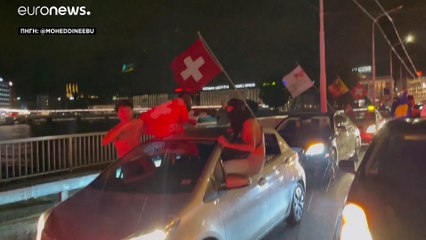 EURO2020: Οι Ελβετοί πανηγυρίζουν την είσοδο τους στους 8 της διοργάνωσης