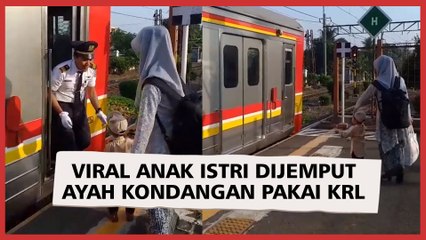 Descargar video: Viral Anak Istri Dijemput Ayah Kondangan Pakai KRL, Publik: Rafathar Jiper Lihat Ini