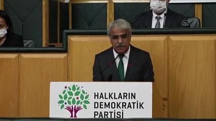 Sancar, HDP TBMM Grup Toplantısı'nda konuştu