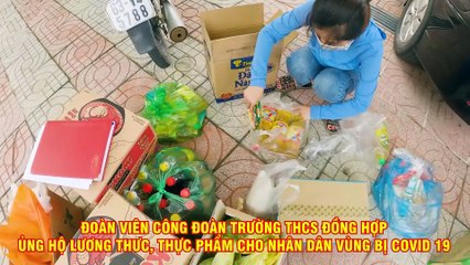 Công Đoàn Trường Thcs Đồng Hợp Ủng Hộ Nhân Dân Chống  Covd 19