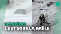 Les images du violent orage de grêle qui a frappé les Vosges