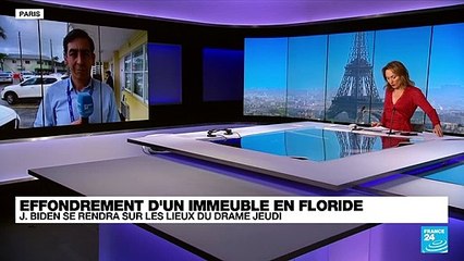 Effondrement d'un immeuble en Floride : Joe Biden se rendra sur les lieux du drame jeudi