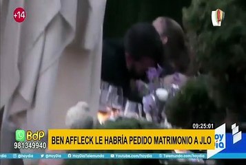 ¿Boda a la vista? Ben Affleck le pediría matrimonio a Jennifer López en su cumpleaños
