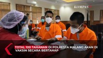 Polresta Malang Kota Gelar Vaksinasi untuk Tahanan