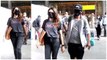 B-Town's Adorable Couple Shahid Kapoor & Mira Rajput Snapped At The Airport