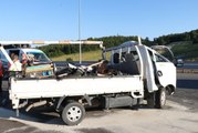 Kuzey Marmara Otoyolu'nda kamyonet tıra çarptı: 1 ölü, 1 yaralı
