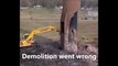 Demolition went wrong |Deadly accident | Collapsing visual