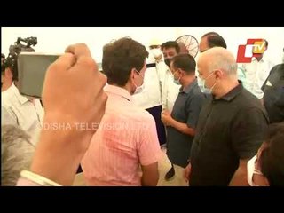 Delhi CM Arvind Kejriwal Visits Oxygen Storage Center At Siraspur